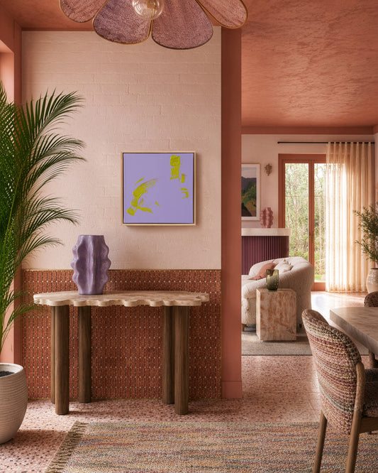 LILAC AND CHARTREUSE